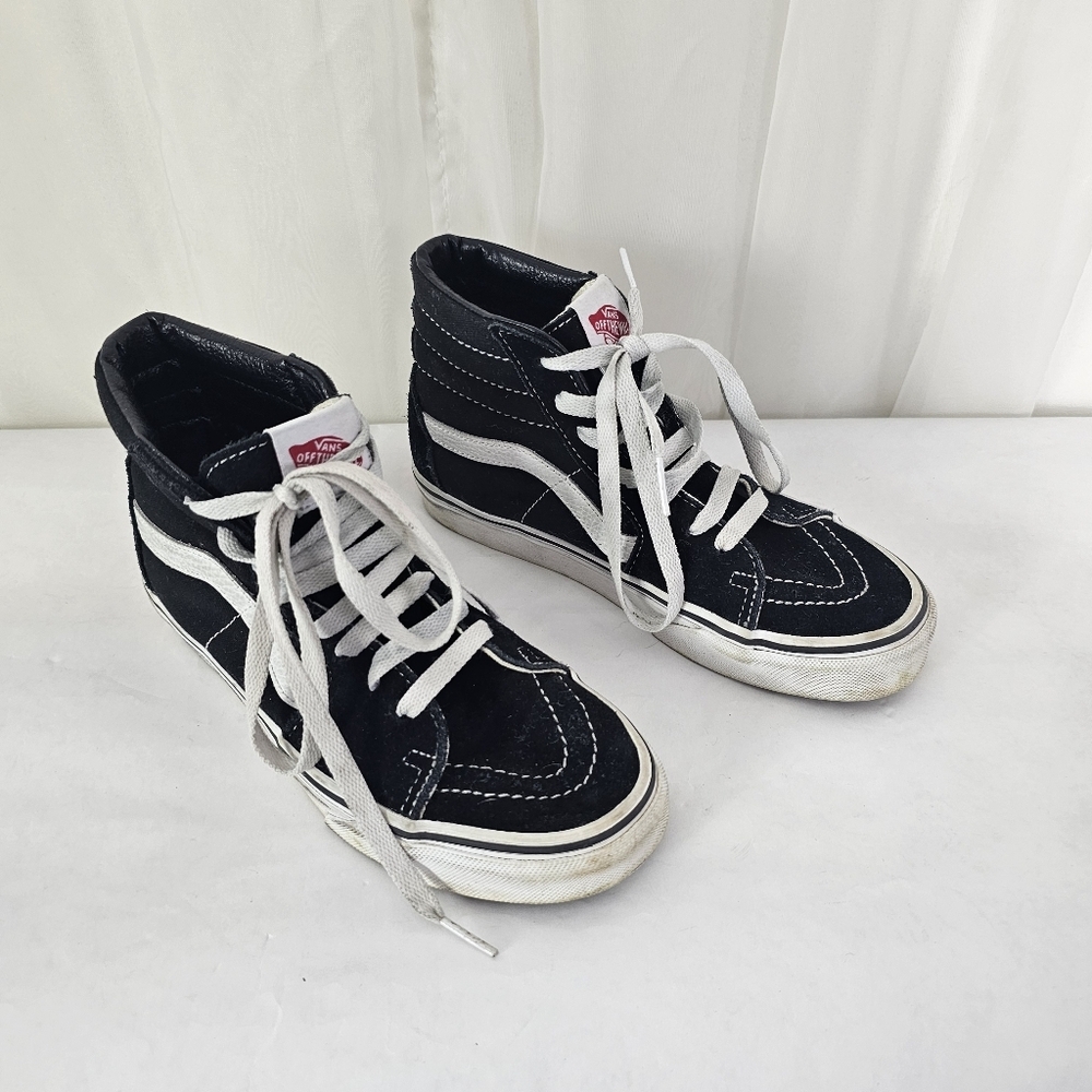 Vans Sk8-Hi Classic Black White High Top 5.5